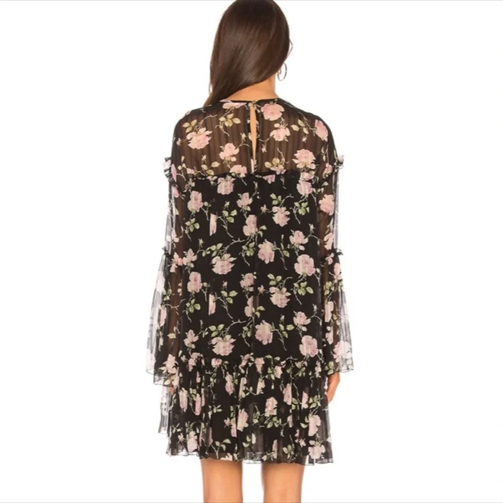Ulla Johnson Dahlia Floral Mini Dress Sz S/4 - Picture 3 of 6